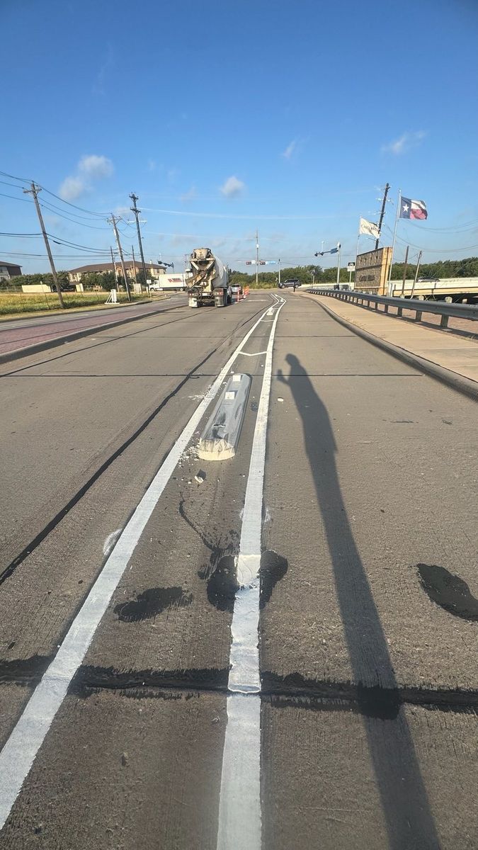 Route photo 5: North Concrete Barrier 4, Concrete Damage