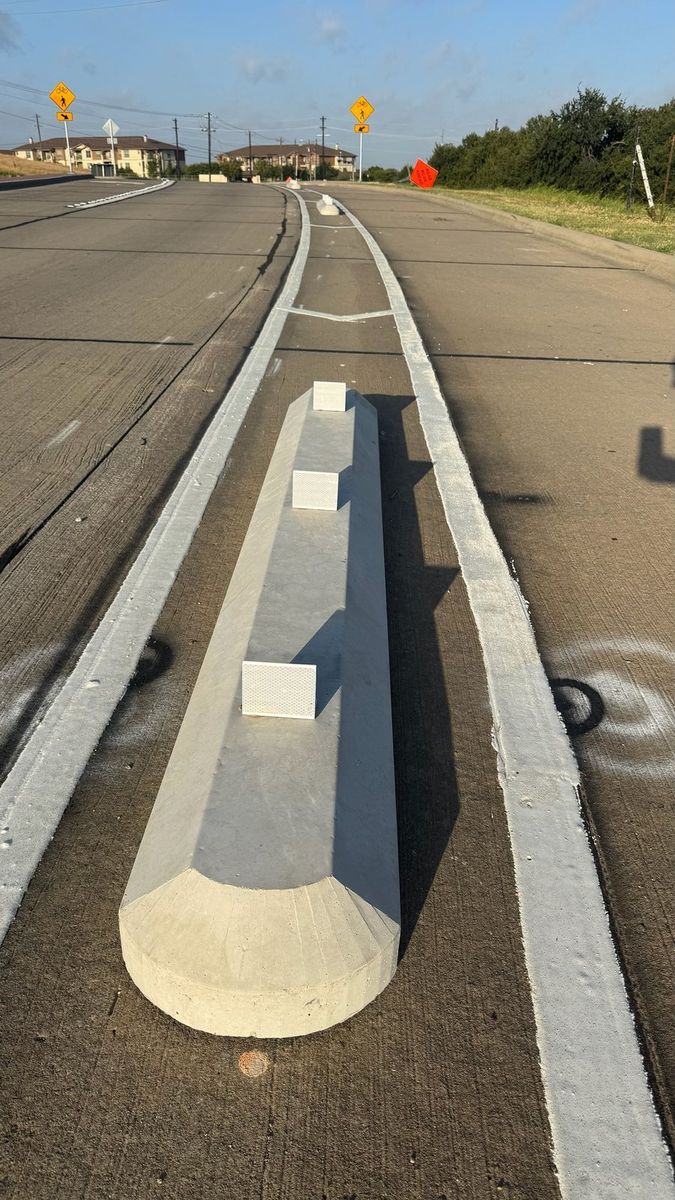 Route photo 14: North Concrete Barrier 12, No visible damage
