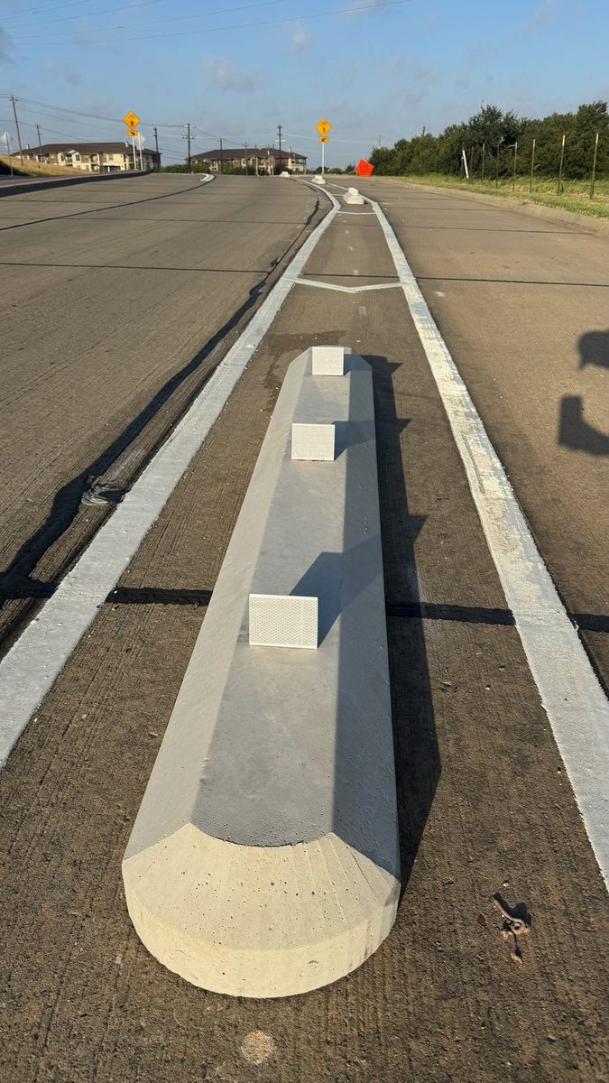 Route photo 16: North Concrete Barrier 13, No visible damage