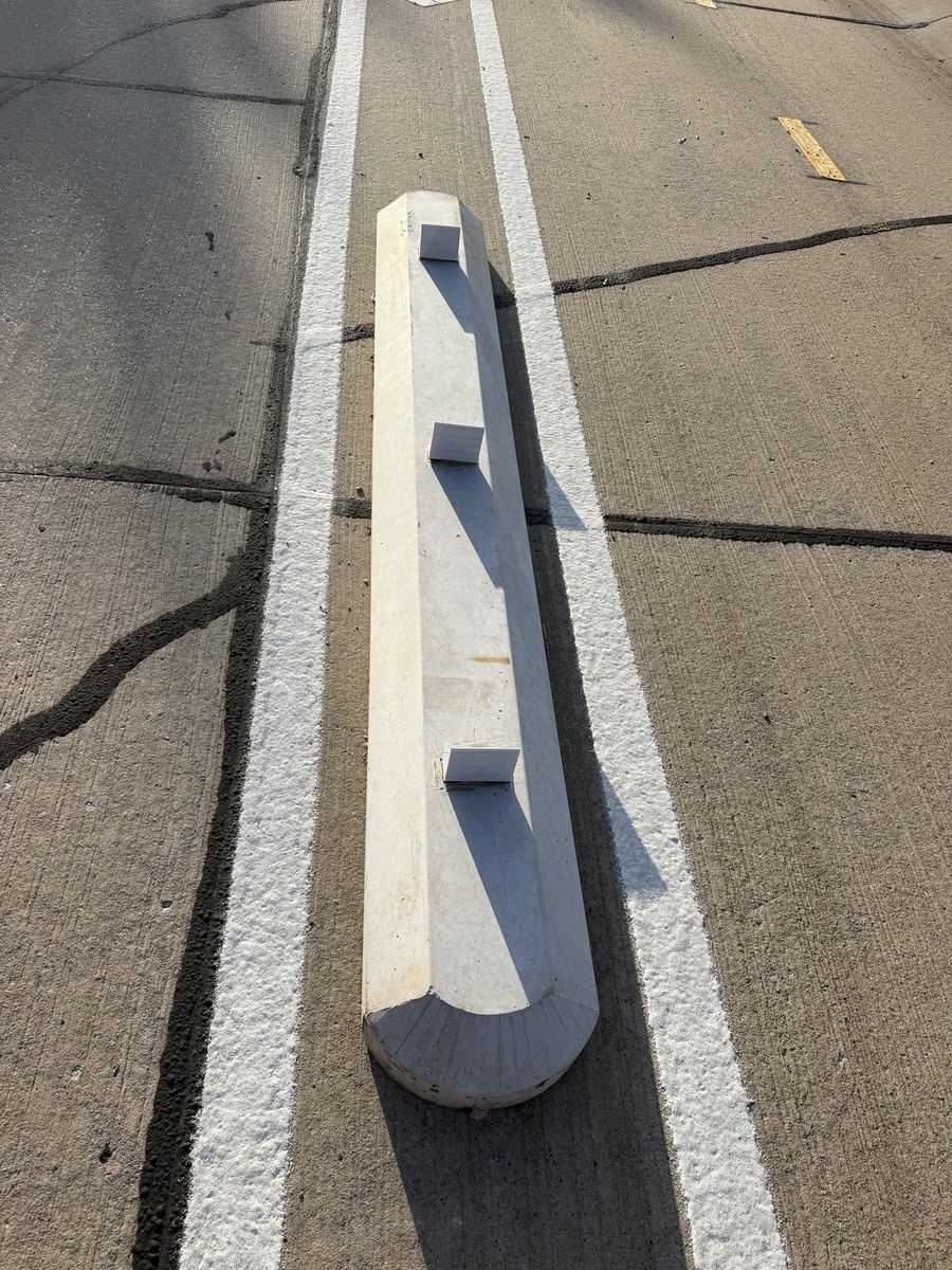 Route photo 87: South Concrete Barrier 45, No visible damage